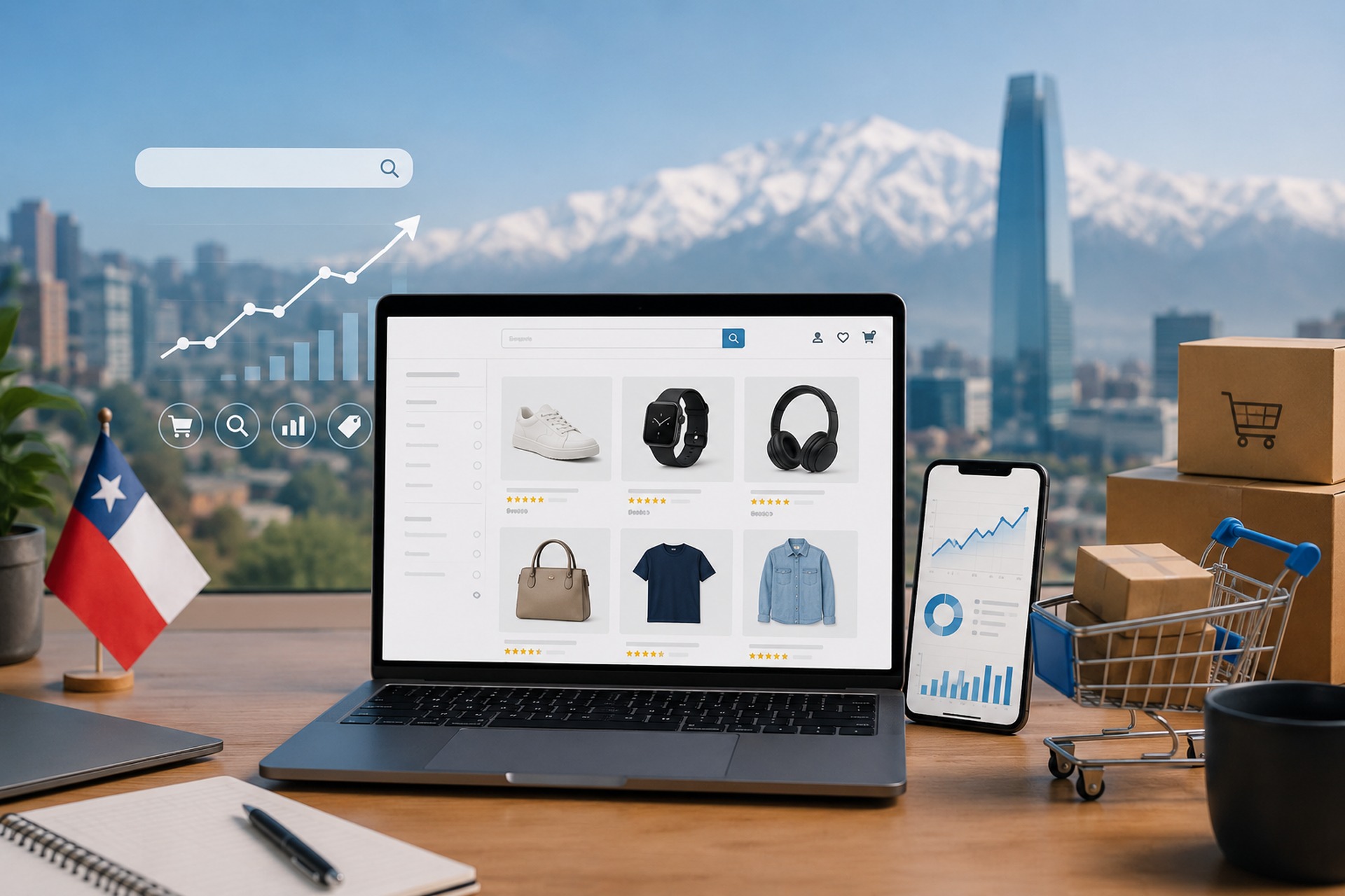 Imagen destacada sobre SEO para ecommerce y crecimiento de ventas orgánicas en Chile