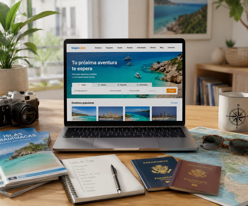 Imagen representativa de ViajesLibre, agencia de viajes cliente de SEOPlus