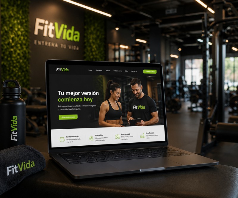 Imagen representativa de FitVida, gimnasio cliente de SEOPlus